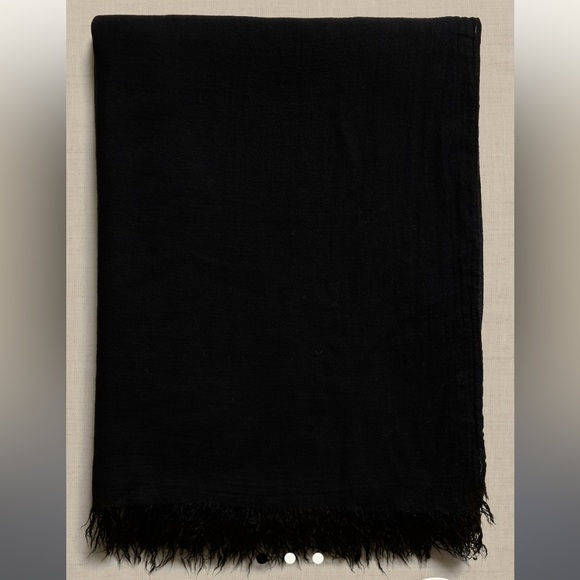 Banana Republic Black Scarf - Picture 2 of 5